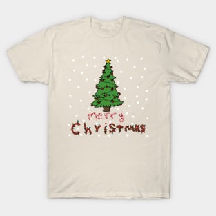 Christmas Tree merry Christmas T-Shirt